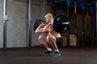 Front squat zijaanzicht