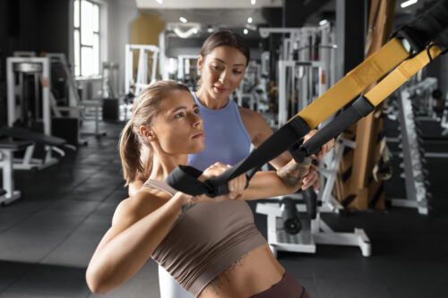 Fitnessinstructeurs staan voor een uitdaging